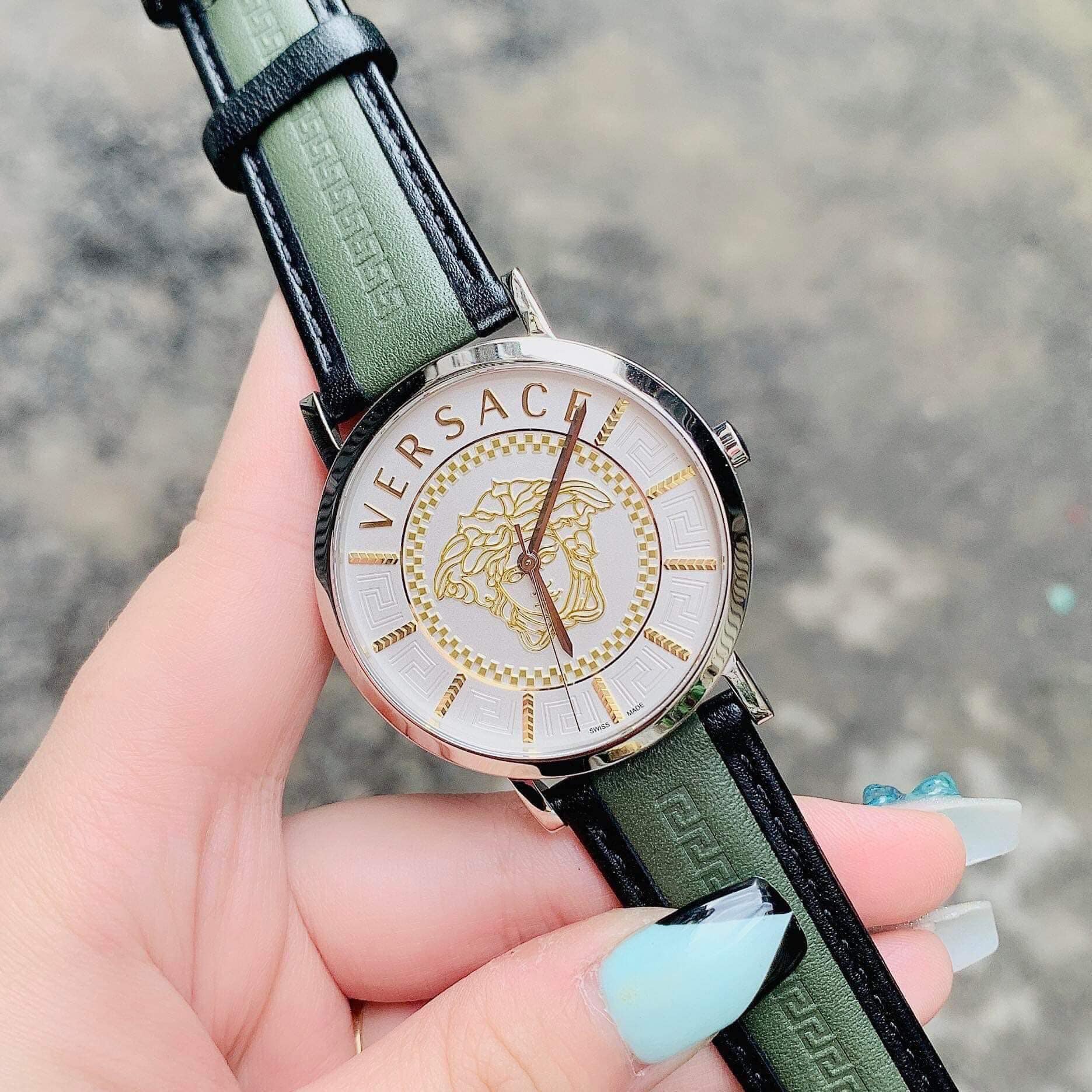 ĐỒNG HỒ NAM VERSACE VEJ400121 QUARTZ CASE SILVER DÂY DA