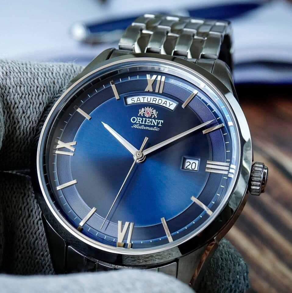ĐỒNG HỒ NAM ORIENT MECHANICAL CONTEMPORARY RA-AX0004L0HB TONE SILVER DÂY KIM LOẠI