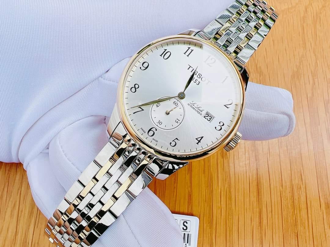 ĐỒNG HỒ TISSOT NAM LE LOCLE AUTOMATIC T006.428.22.032.00 T0064282203200  TONE DEMI GOLD