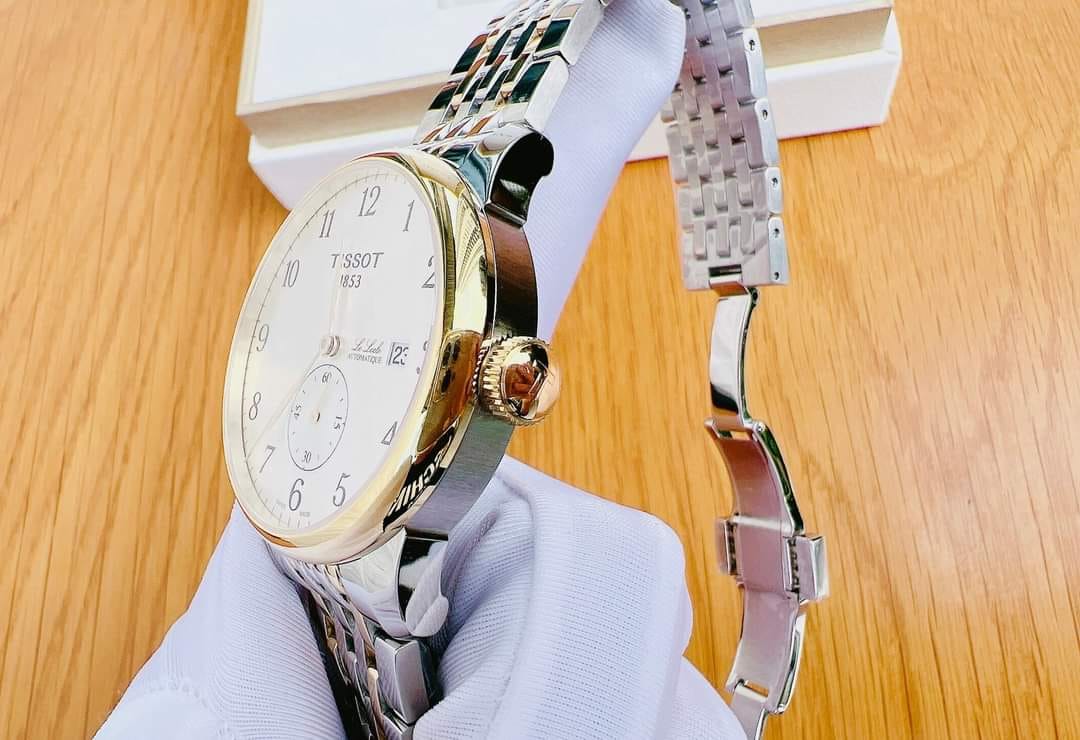 ĐỒNG HỒ TISSOT NAM LE LOCLE AUTOMATIC T006.428.22.032.00 T0064282203200  TONE DEMI GOLD