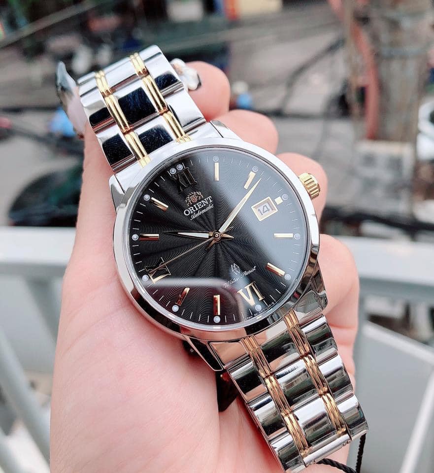 ĐỒNG HỒ NAM ORIENT COCKTAIL SER1T001B0 AUTOMATIC CASE SILVER DÂY DEMI