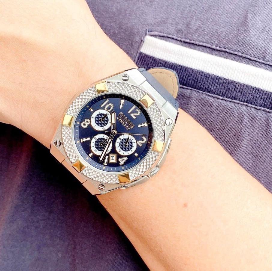 ĐỒNG HỒ NAM VERSUS BY VERSACE VSPEW1021 CASE SILVER DÂY DA