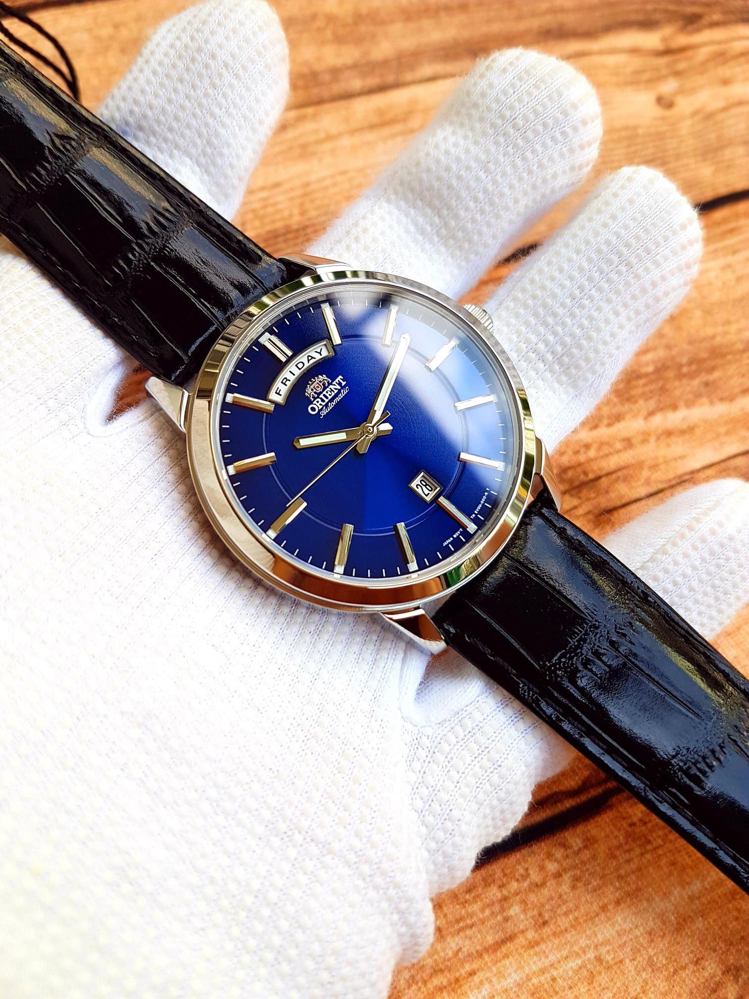 ĐỒNG HỒ ORIENT CLASSIC AUTOMATIC BLUE DIAL FEV0U003DH
