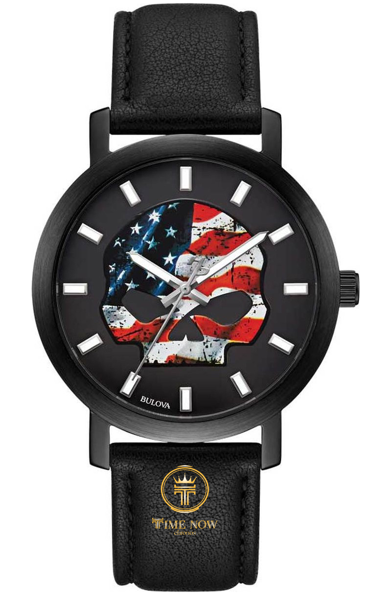 ĐỒNG HỒ NAM BULOVA 78A122 QUARTZ BLACK TONE DÂY DA