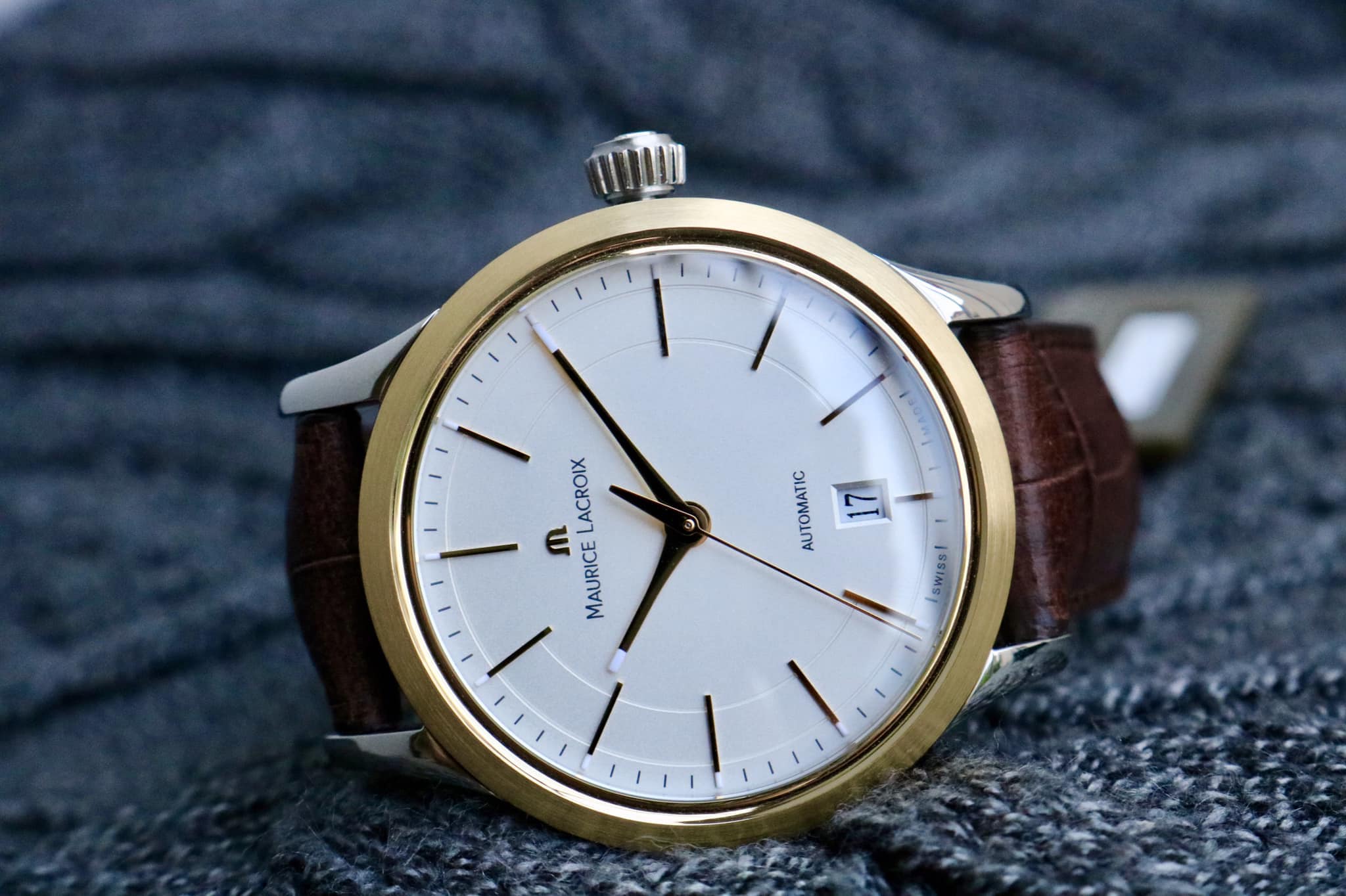 ĐỒNG HỒ MAURICE LACROIX LES CLASSIQUE 18K BEZEL LC6017-YS101-130-1