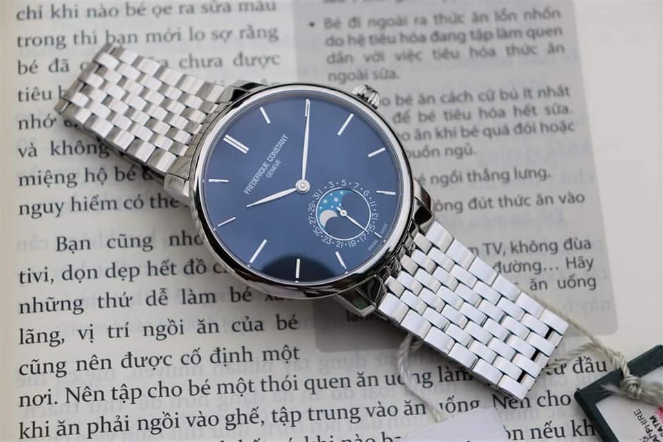 ĐỒNG HỒ FREDERIQUE CONSTANT FC-705N4S6B SLIMLINE MOONPHASE 42MM