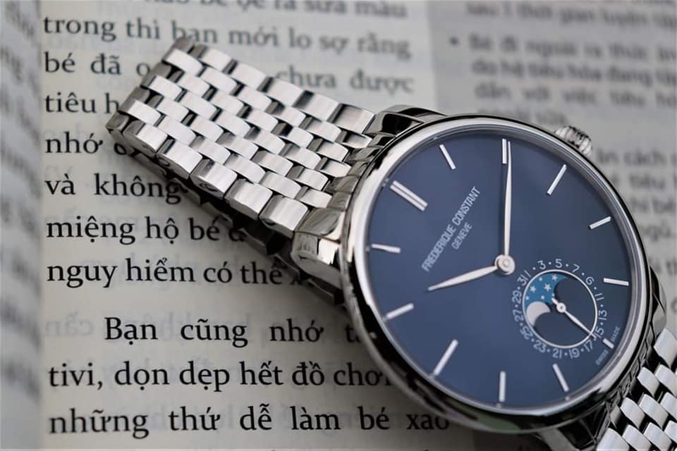 ĐỒNG HỒ FREDERIQUE CONSTANT FC-705N4S6B SLIMLINE MOONPHASE 42MM