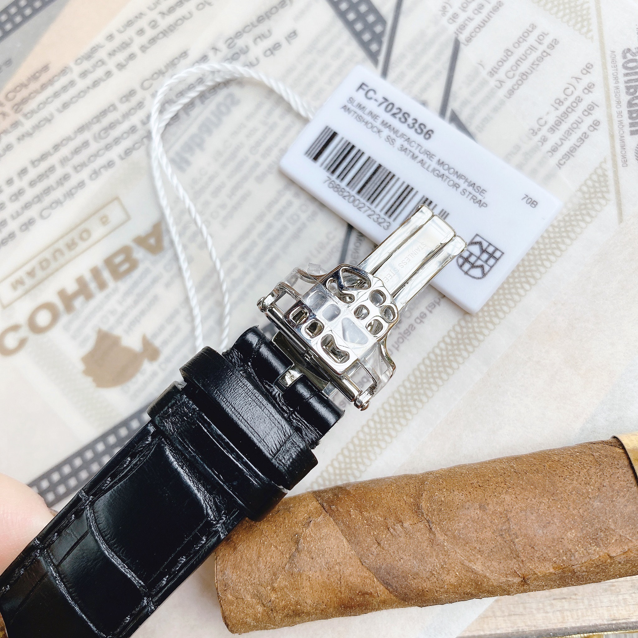 ĐỒNG HỒ FREDERIQUE CONSTANT FC-702S3S6 SLIMLINE MOONPHASE 38.8MM