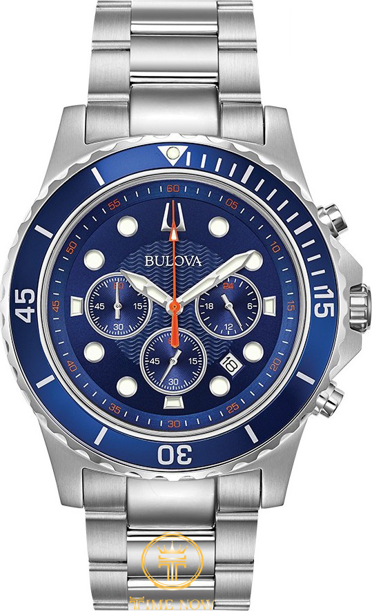 ĐỒNG HỒ BULOVA 98B325 CHRONOGRAPH BLUE DIAL WATCH 42MM