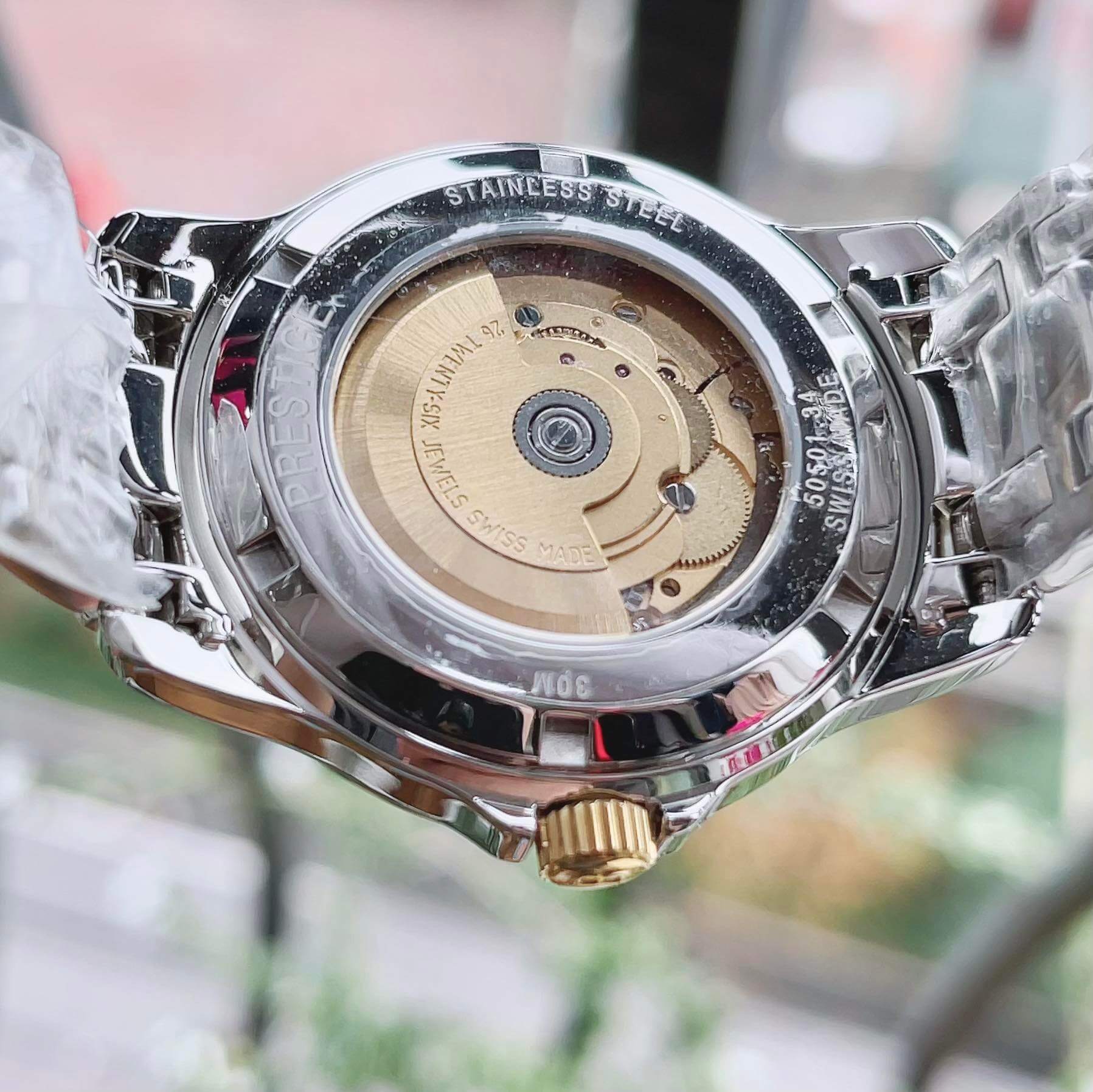 ĐỒNG HỒ B SWISS BY BUCHERER PRESTIGE OPEN HEART 00.50501.34.16.22 (0050501341622)