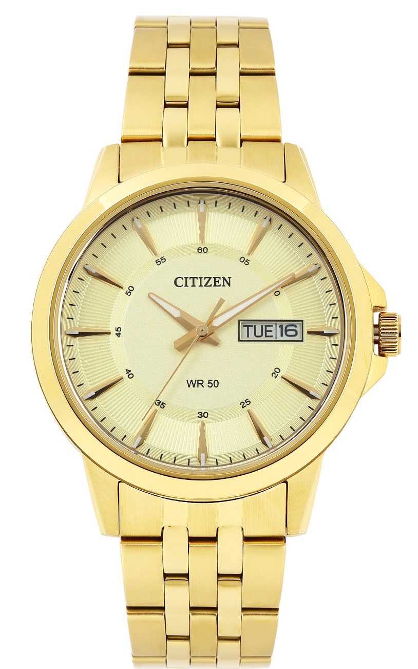 ĐỒNG HỒ CITIZEN BF201356P CRYSTAL-ACCENT GOLDTONE WATCH 41MM