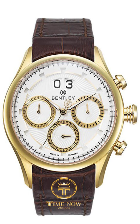 ĐỒNG HỒ NAM BENTLEY BL1684-10473 QUARTZ CASE GOLD DÂY DA