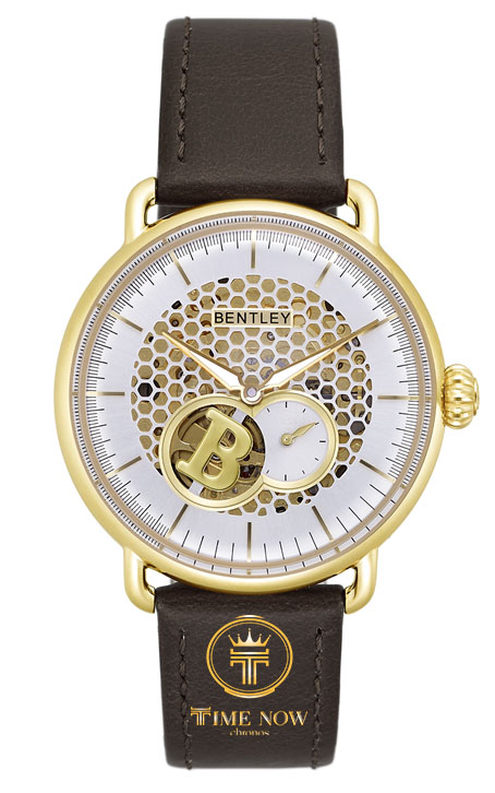 ĐỒNG HỒ NAM BENTLEY BL1798-20KWD-K AUTOMATIC SKELETON CASE GOLD DÂY DA