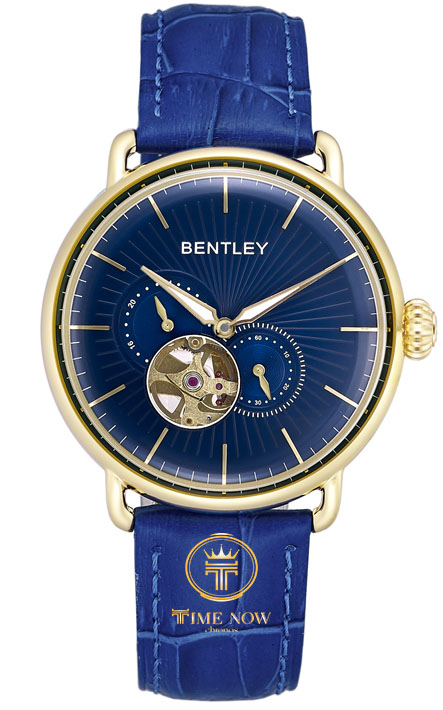 ĐỒNG HỒ NAM BENTLEY BL1798-30KNN-K AUTOMATIC OPEN HEART CASE GOLD DÂY DA