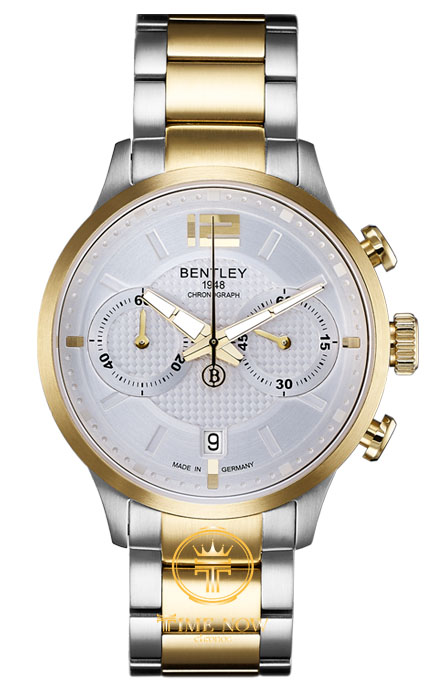 ĐỒNG HỒ NAM BENTLEY BL1812-10MTWI QUARTZ TWO TONE DÂY KIM LOẠI DEMI