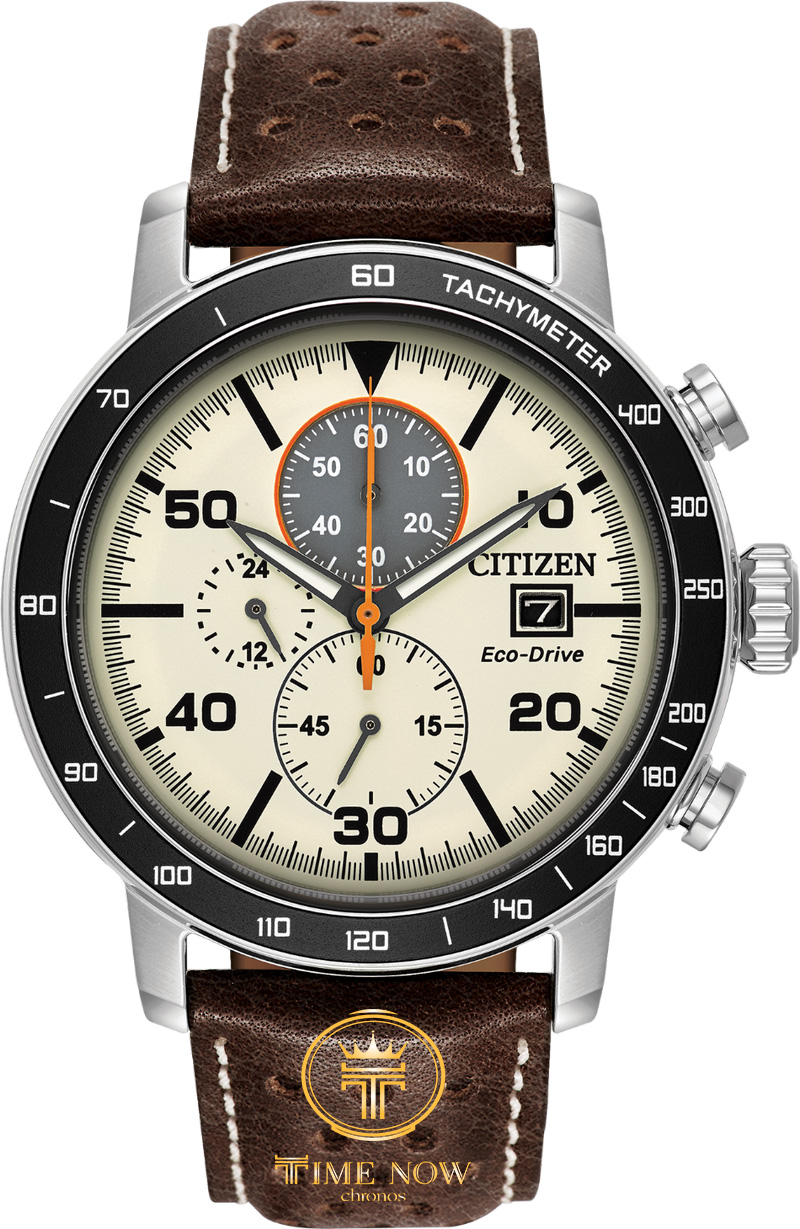 ĐỒNG HỒ CITIZEN CA064906X ECO-DRIVE BRYCEN LIGHT BROWN 44MM