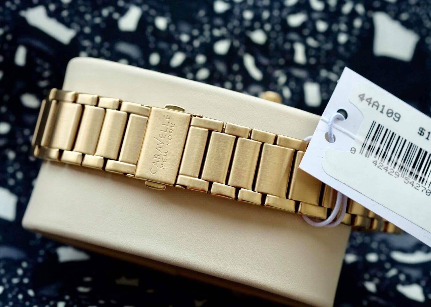 ĐỒNG HỒ NAM DÂY THÉP CARAVELLE 44A109 (40MM)