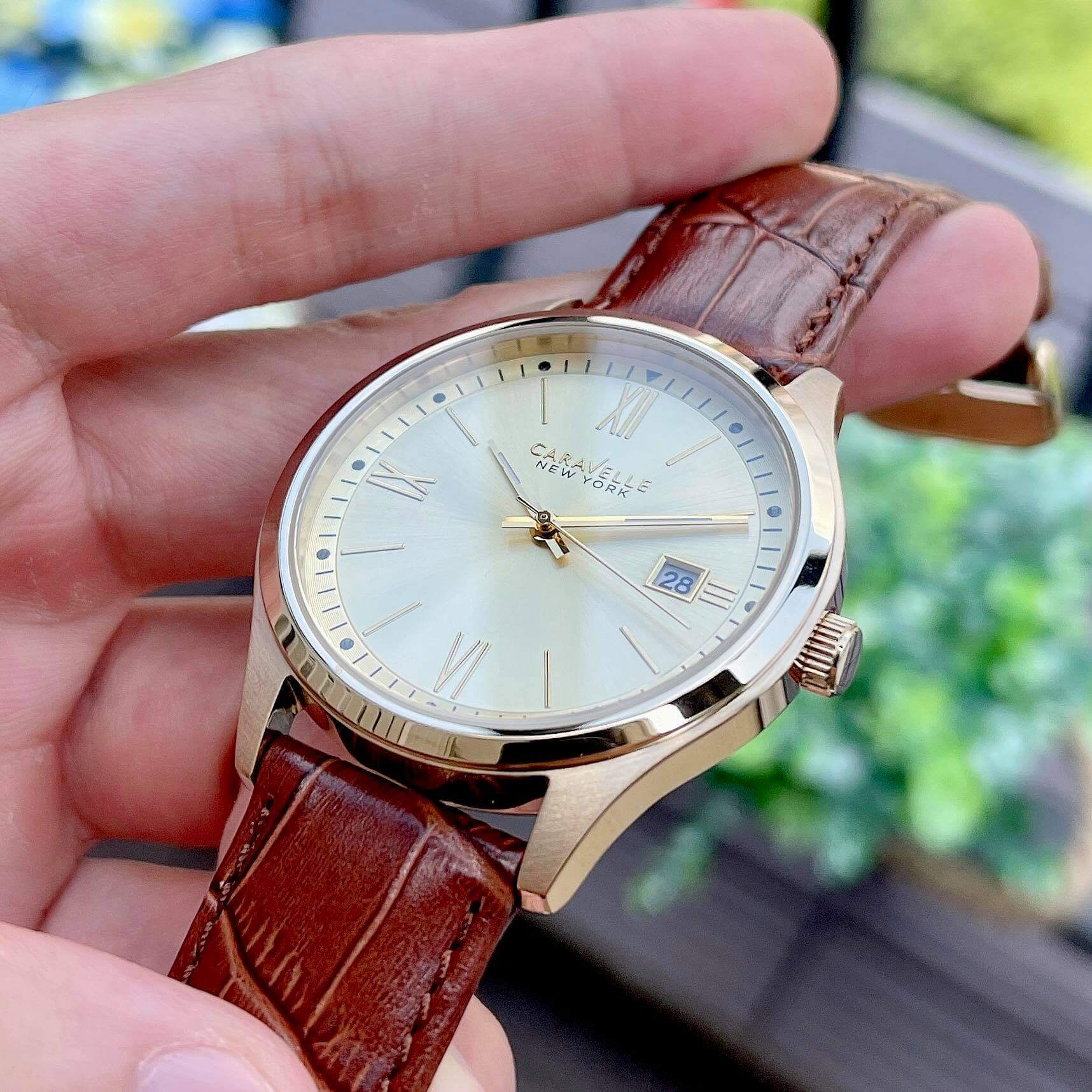 ĐỒNG HỒ CARAVELLE 44B109 DÂY DA