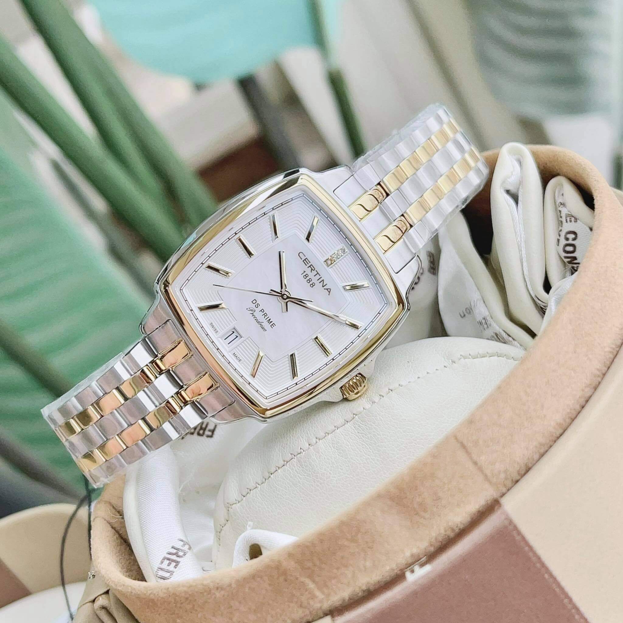 ĐỒNG HỒ NỮ CERTINA DS PRIME SHAPE MOTHER OF PEARL C028.310.22.116.00 (C0283102211600 )