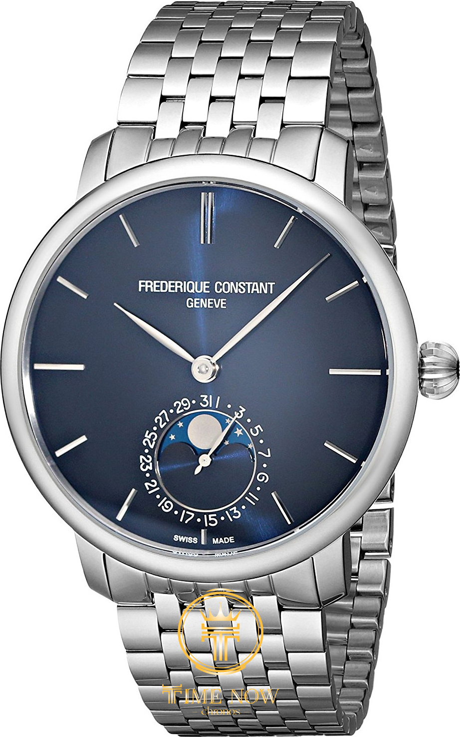 ĐỒNG HỒ FREDERIQUE CONSTANT FC-705N4S6B SLIMLINE MOONPHASE 42MM