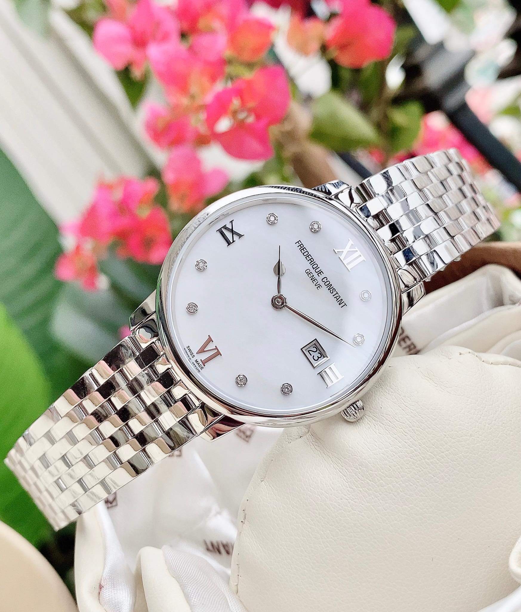 ĐỒNG HỒ NỮ FREDERIQUE CONSTANT FC-220MPWD3S6B CLASSICS SLIMLINE 36MM