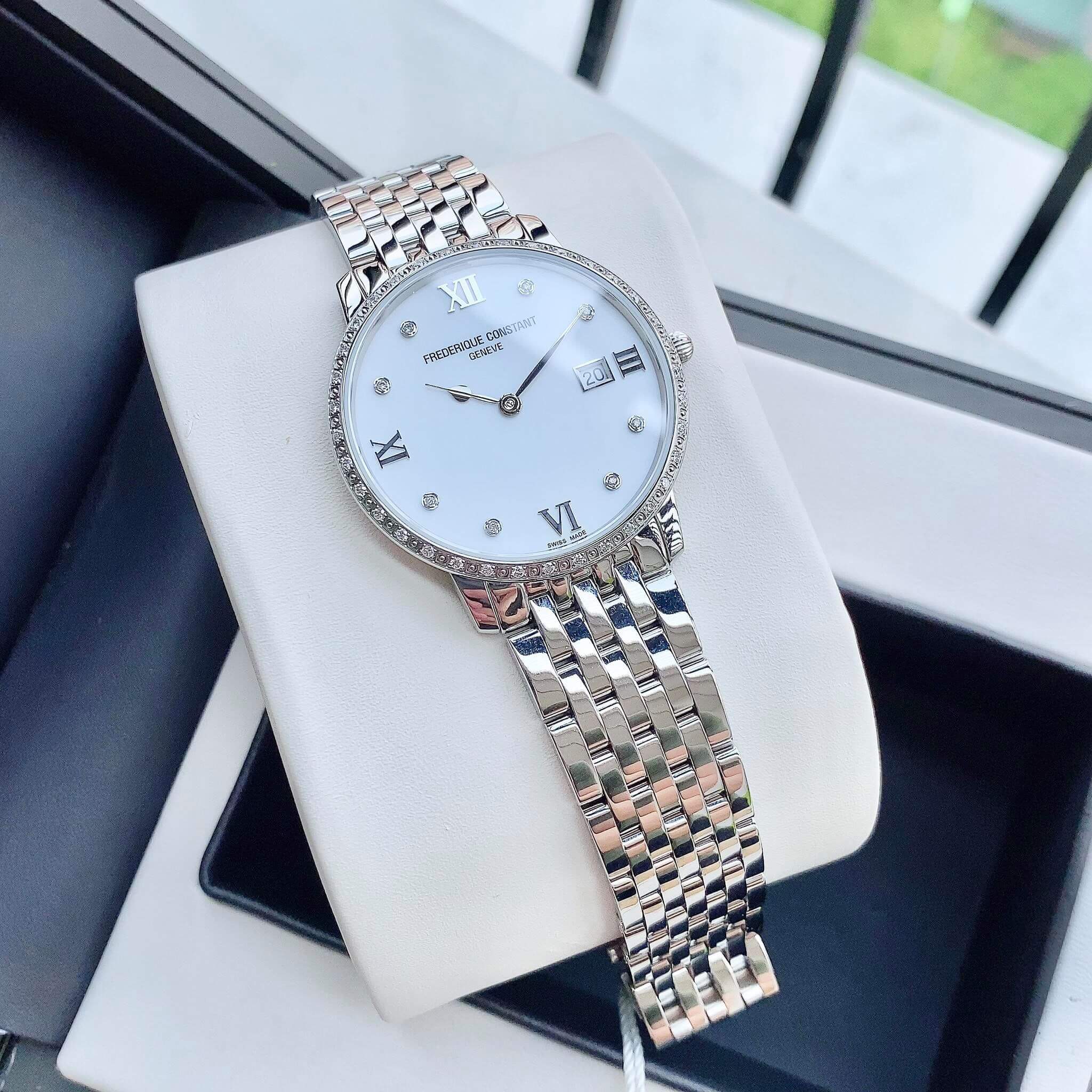 ĐỒNG HỒ NỮ FREDERIQUE CONSTANT SLIMLINE FC-220MPWD3SD6B LADIES WATCH 36MM