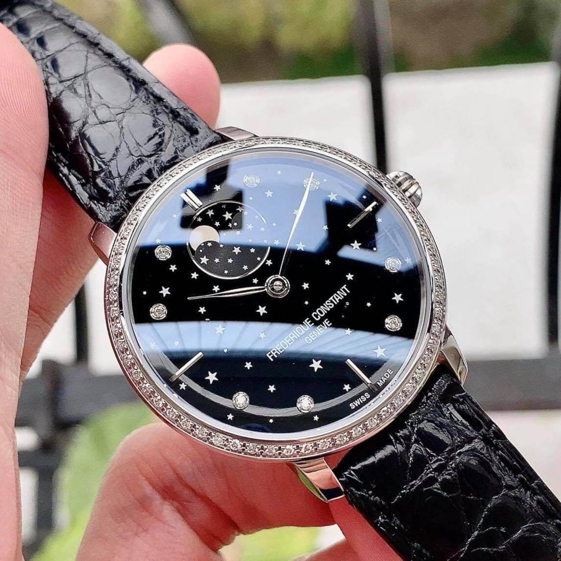 ĐỒNG HỒ FREDERIQUE CONSTANT FC-701BSD3SD6 SLIMLINE MOONPHASE 38.8MM