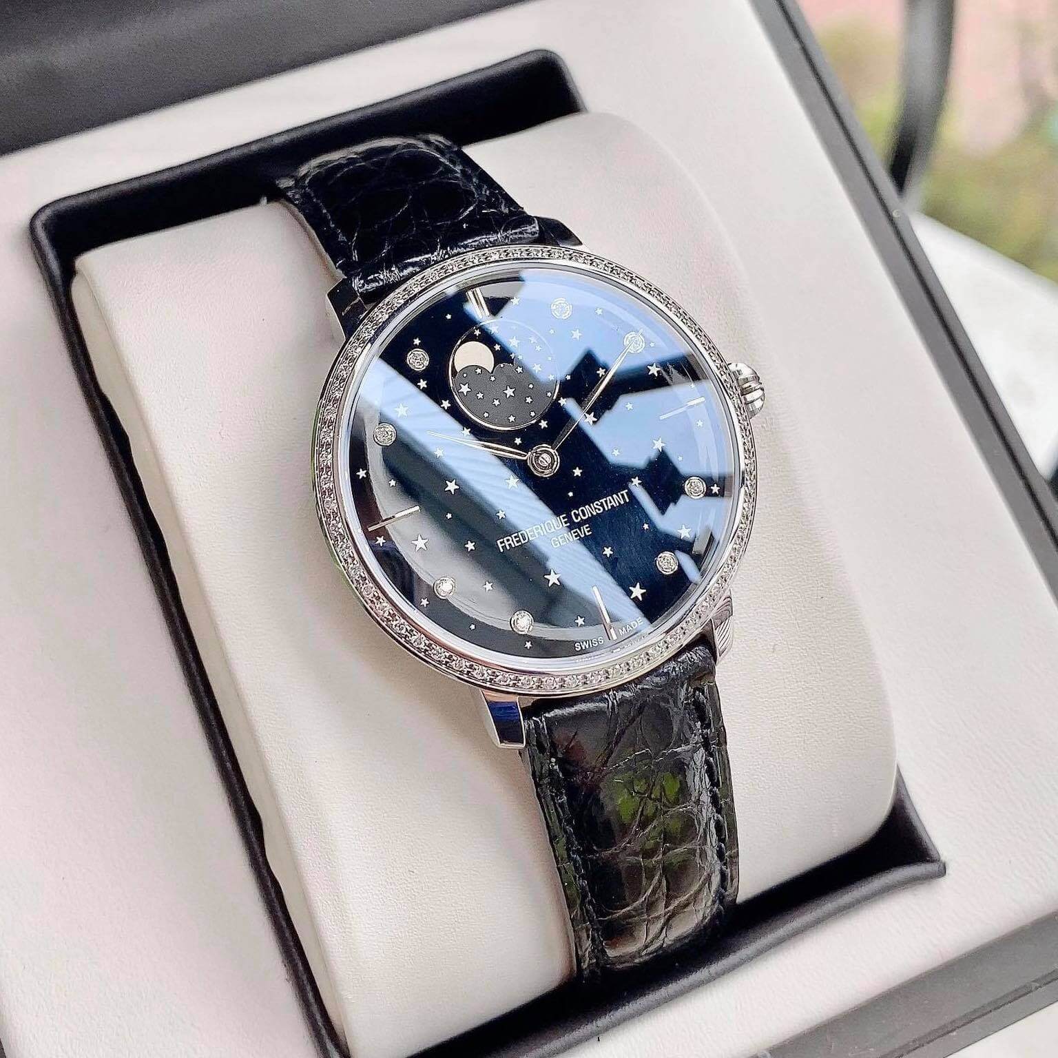 ĐỒNG HỒ FREDERIQUE CONSTANT FC-701BSD3SD6 SLIMLINE MOONPHASE 38.8MM