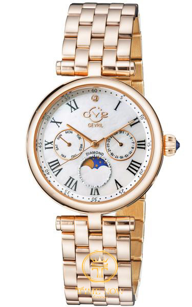 ĐÔNG HỒ NỮ GV2 BY GEVRIL FLORENCE MOTHER OF PEARL DIAL LADIES WATCH 12514