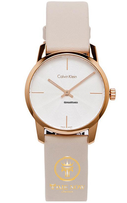 ĐỒNG HỒ NỮ CALVIN KLEIN CITY QUARTZ BEIGE K2G236X6 31MM