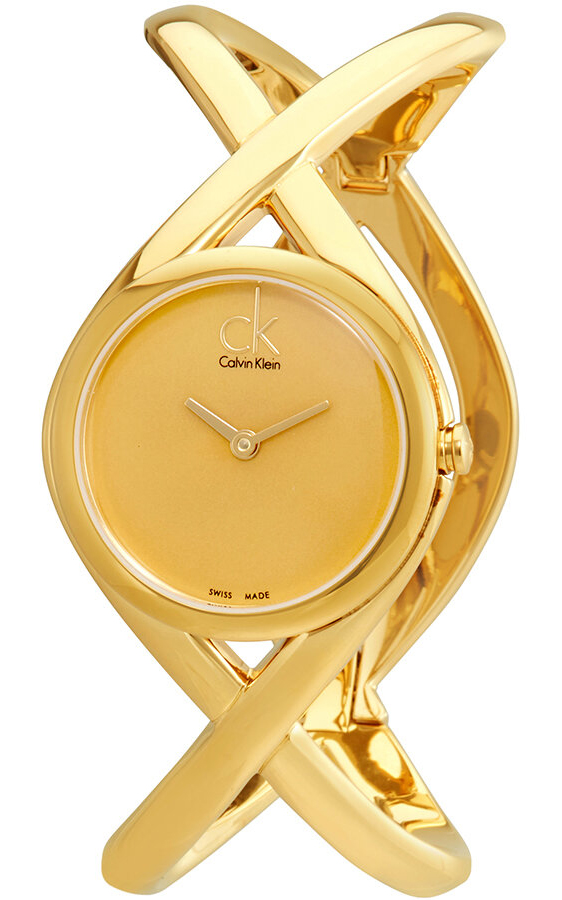 ĐỒNG HỒ NỮ CALVIN KLEIN ENLACE CHAMPAGNE DIAL LADIES K2L24513