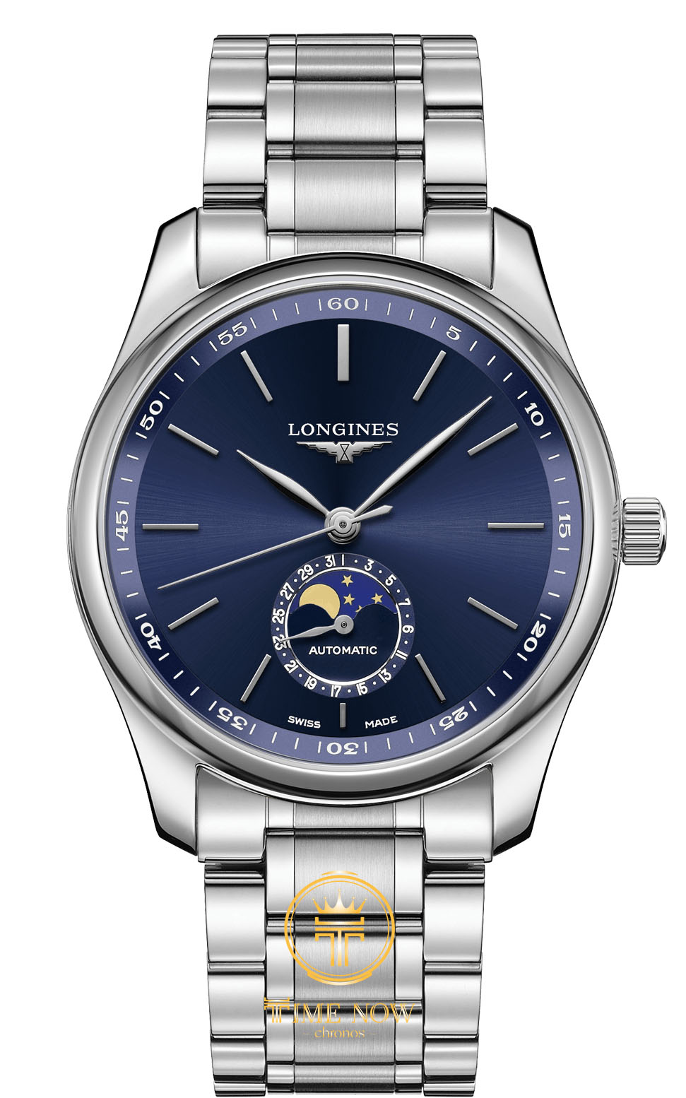ĐỒNG HỒ LONGINES MOONPHASE COLLECTION BLUE DIAL AUTOMATIC 40MM L2.909.4.92.6 (L29094926)