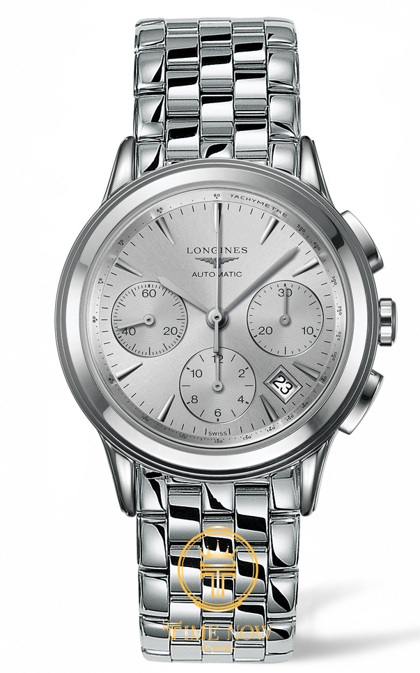 ĐỒNG HỒ  LONGINES FLAGSHIP CHRONOGRAPH AUTOMATIC SILVER L4.803.4.72.6 (L48034726)