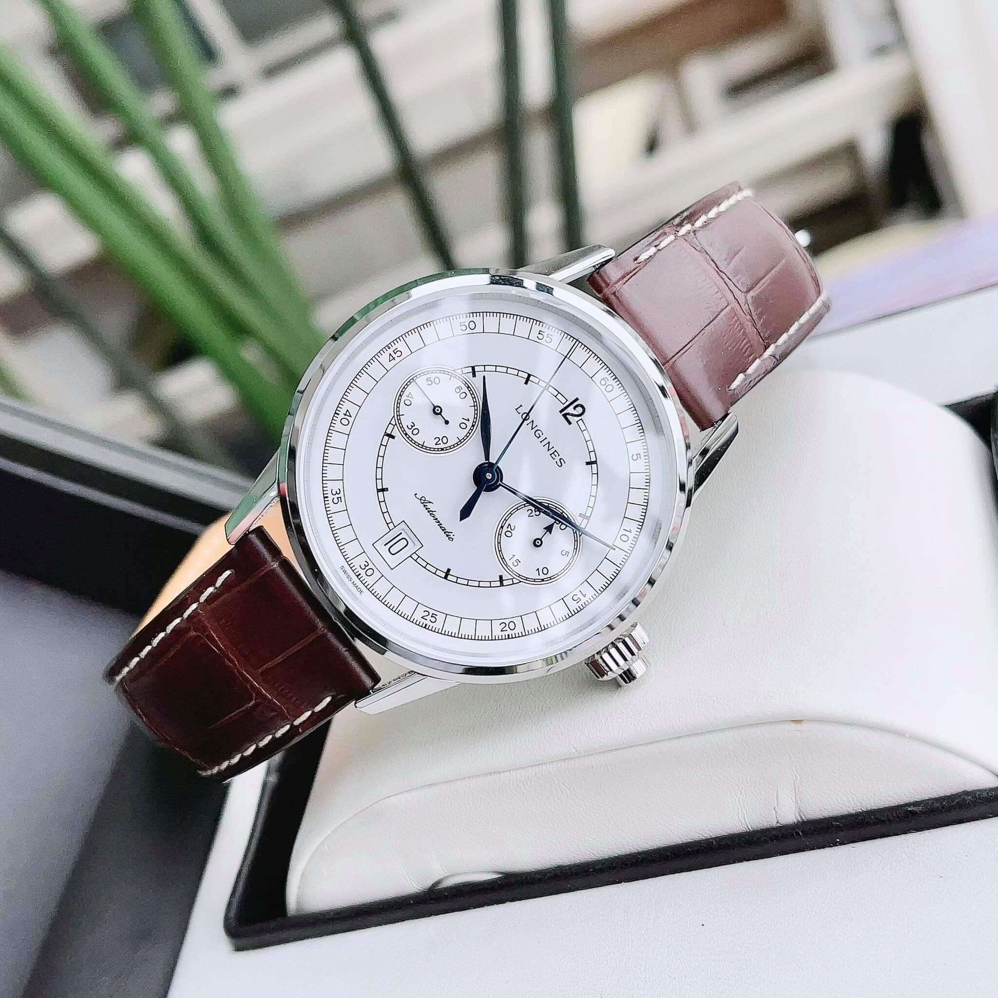 ĐỒNG HỒ LONGINES HERITAGE L2.800.4.26.2 L28004262  CHRONOGRAPH 41MM