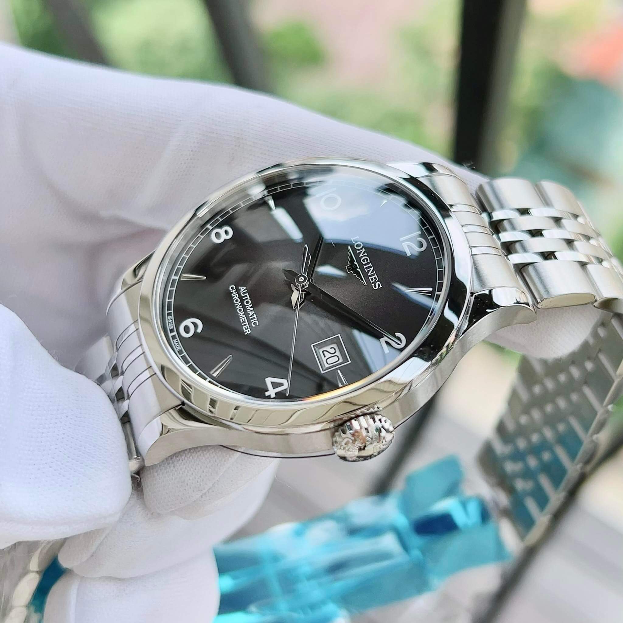 ĐỒNG HỒ LONGINES RECORD L2.820.4.56.6 WATCH 38.5MM (L28204566)