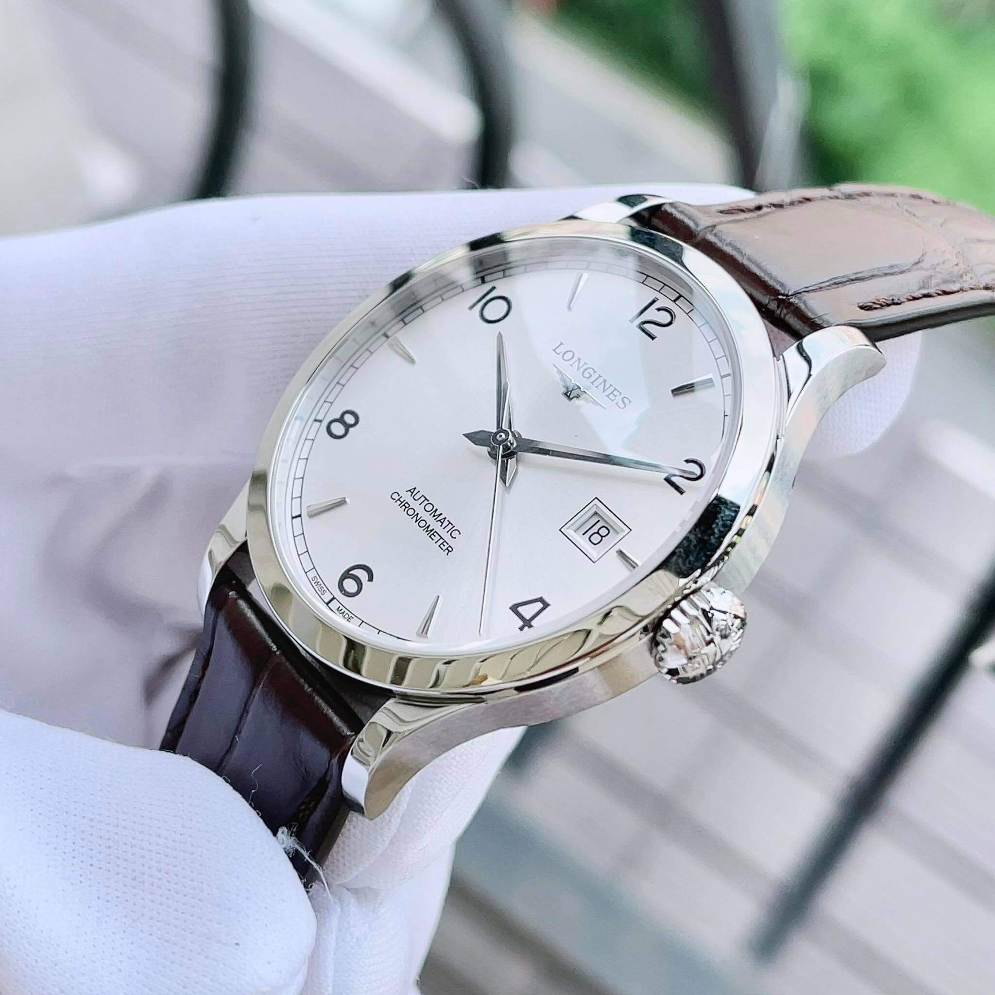 ĐỒNG HỒ LONGINES RECORD L2.820.4.76.2 (L28204762) WATCH 38.5MM