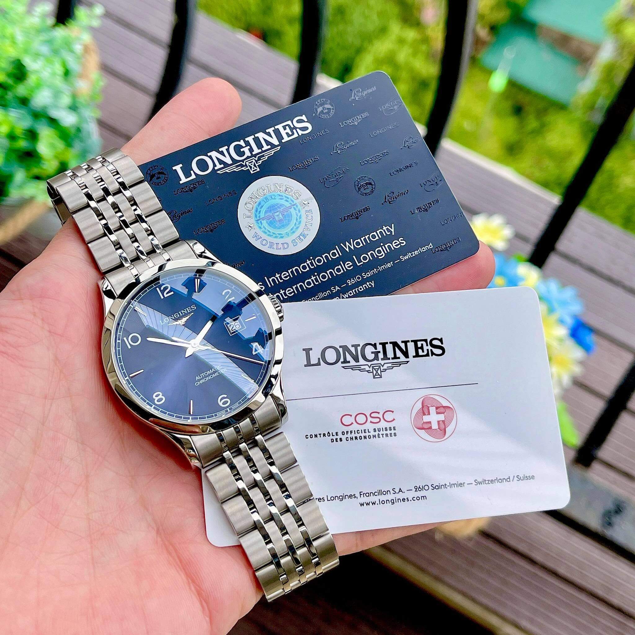 ĐỒNG HỒ LONGINES RECORD L2.821.4.96.6 ( L28214966 ) 40MM