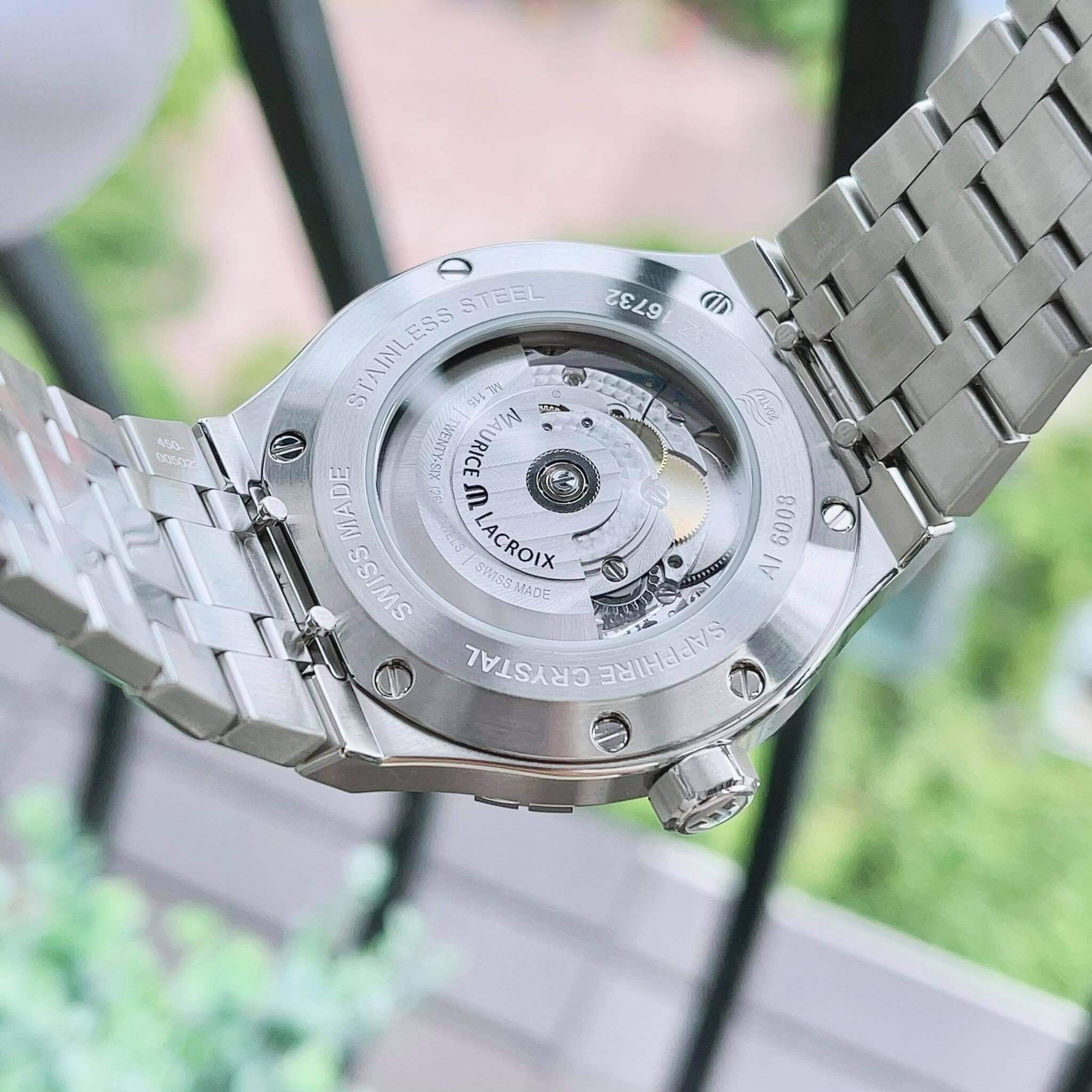 ĐỒNG HỒ MAURICE LACROIX AIKON GREEN 42MM - AI6008-SS002-630-1