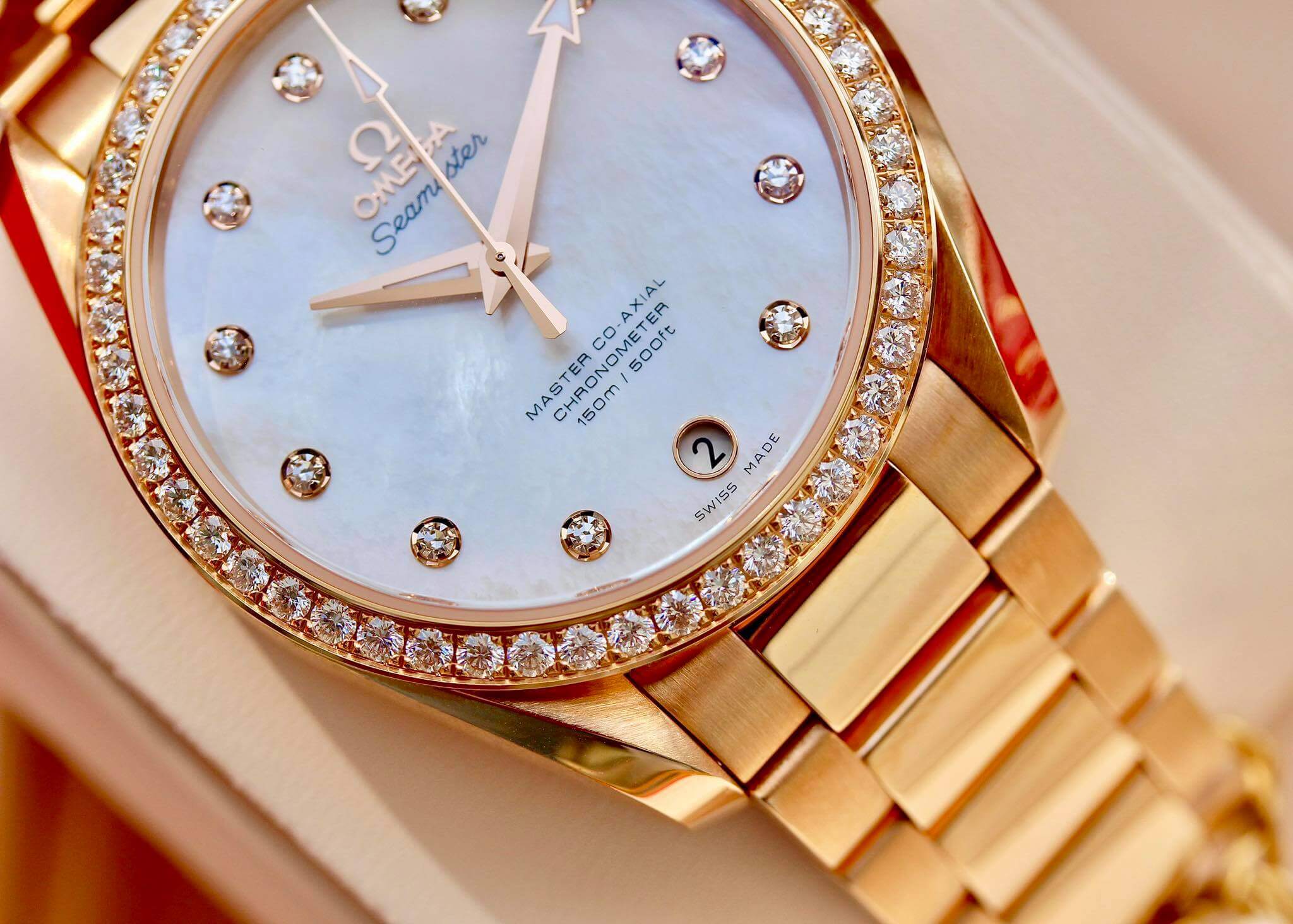 ĐỒNG HỒ OMEGA SEAMASTER AQUA TERRA 150M MASTER CO‑AXIAL CHRONOMETER LADIES 38.5 MM 231.55.