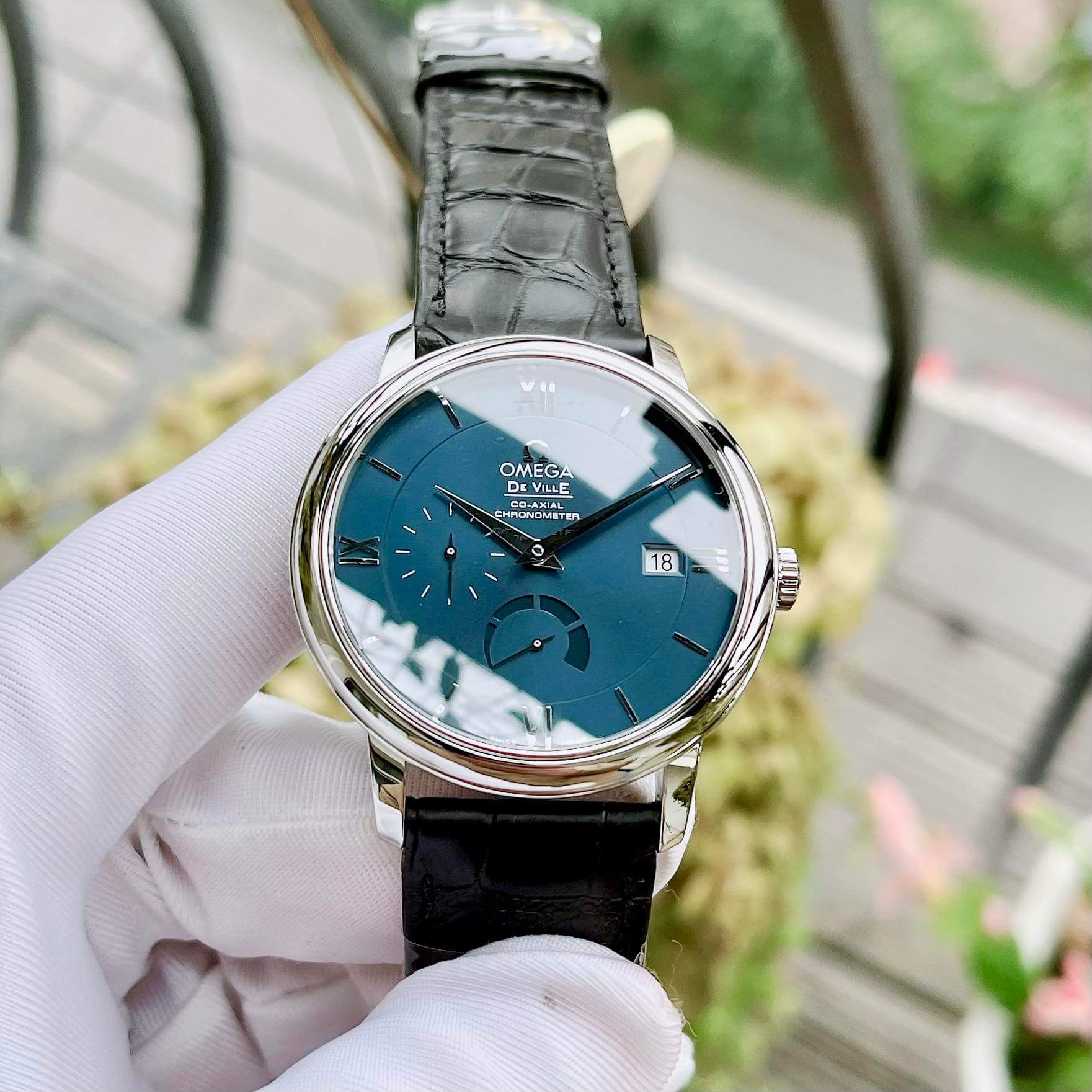 ĐỒNG HỒ NAM OMEGA 42413402103001 424.13.40.21.03.001 SIZE 39.5