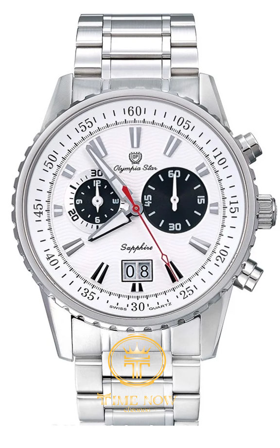 ĐỒNG HỒ NAM OLYM PIANUS OP589-01MS-T QUARTZ TONE SILVER DÂY KIM LOẠI