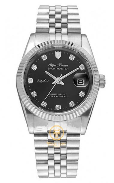 ĐỒNG HỒ NAM OLYM PIANUS OP89322GS-D SPORTMASTER QUARTZ TONE SILVER DÂY KIM LOẠI