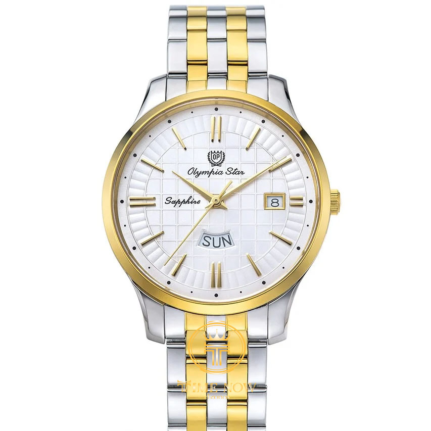 ĐỒNG HỒ NAM OLYMPIA STAR OPA58057MSK-T QUARTZ TWO TONE DÂY KIM LOẠI DEMI