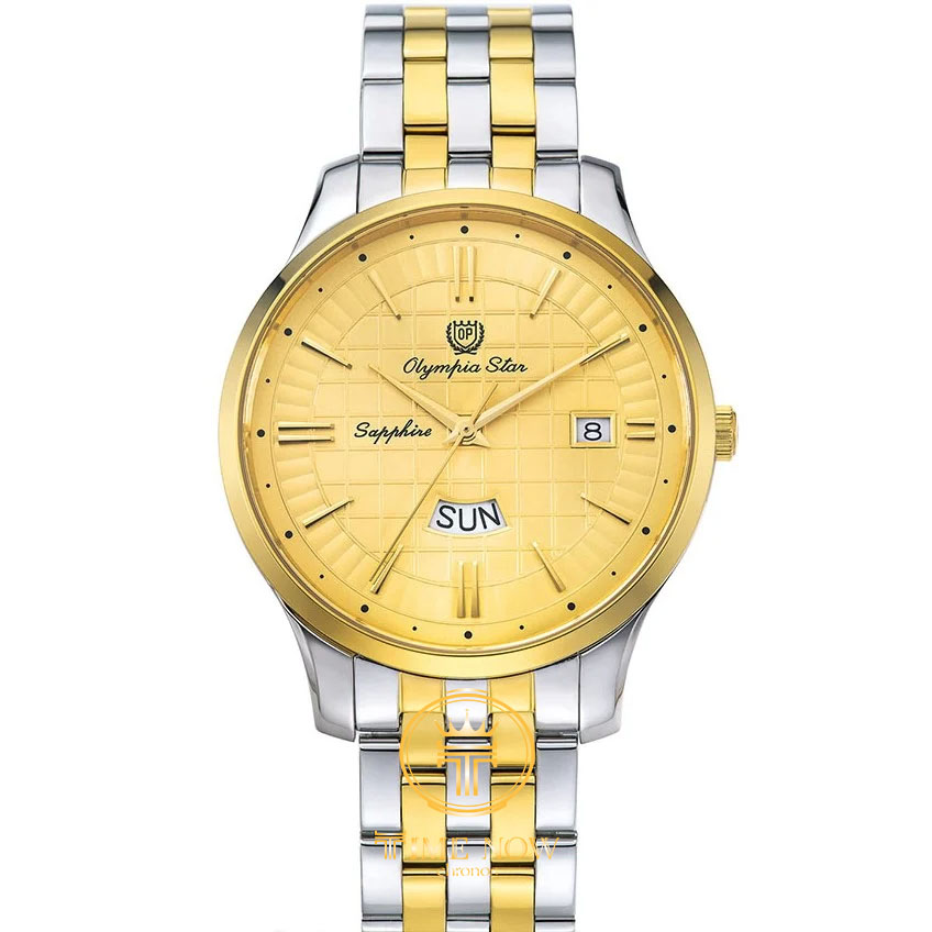 ĐỒNG HỒ NAM OLYMPIA STAR OPA58057MSK-V QUARTZ TWO TONE DÂY KIM LOẠI DEMI