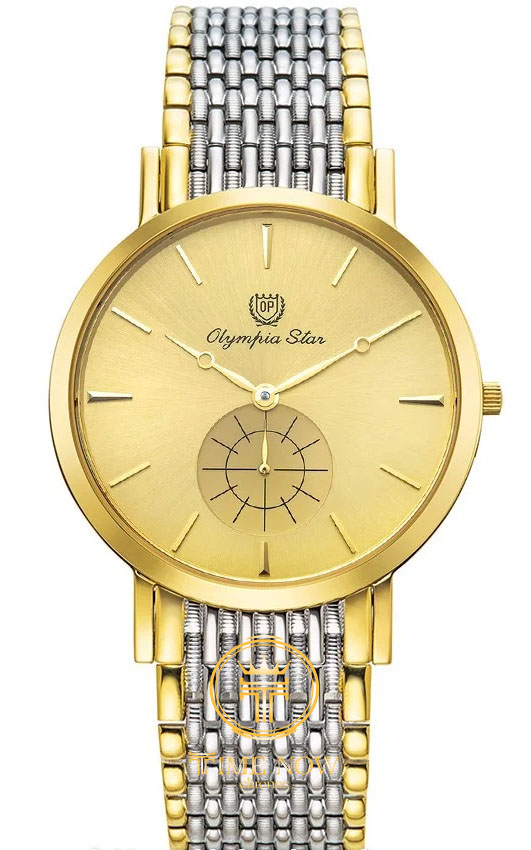 ĐỒNG HỒ NAM OLYMPIA STAR OPA58082MSK-V QUARTZ CASE GOLD DÂY KIM LOẠI DEMI