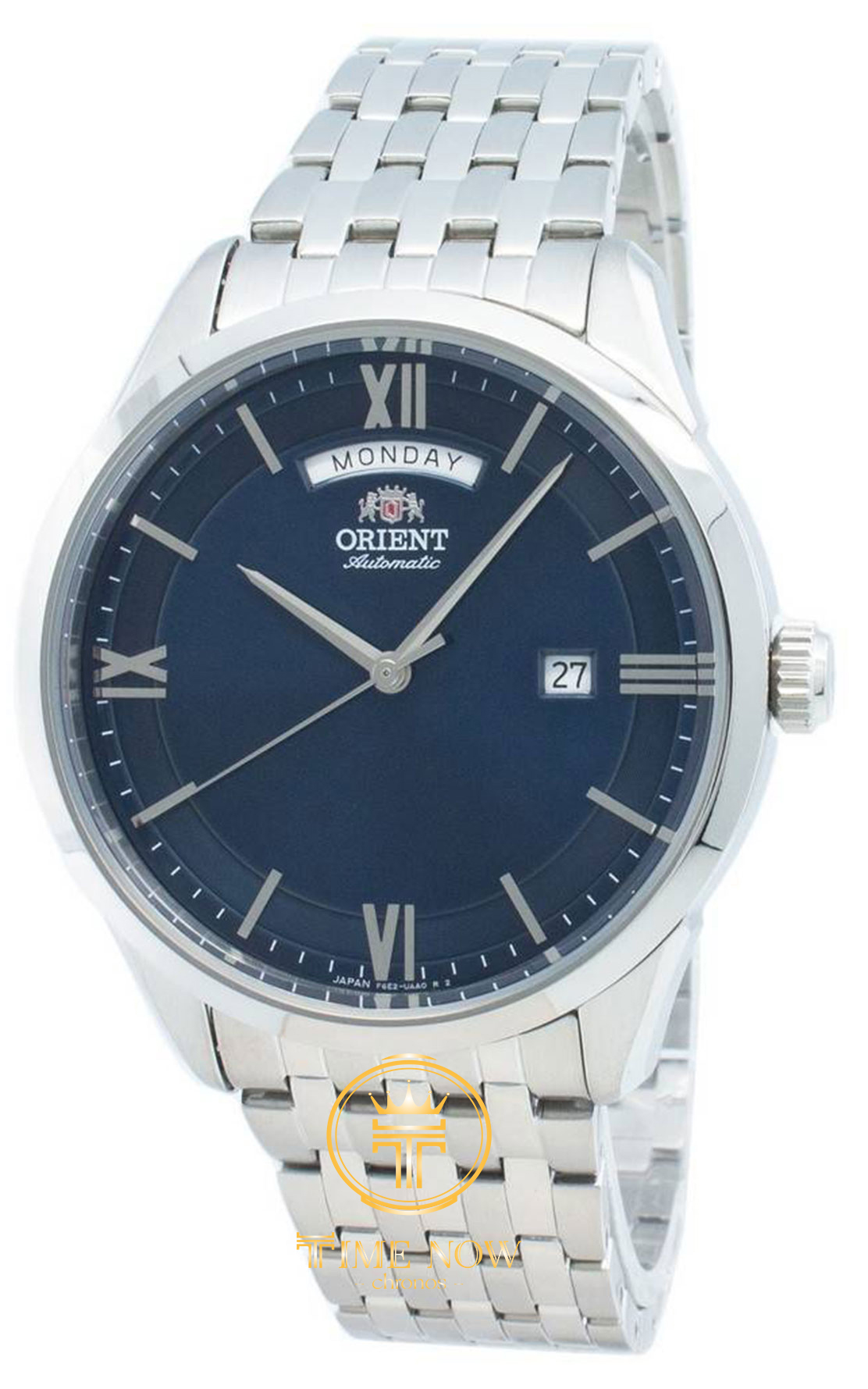 ĐỒNG HỒ NAM ORIENT MECHANICAL CONTEMPORARY RA-AX0004L0HB TONE SILVER DÂY KIM LOẠI