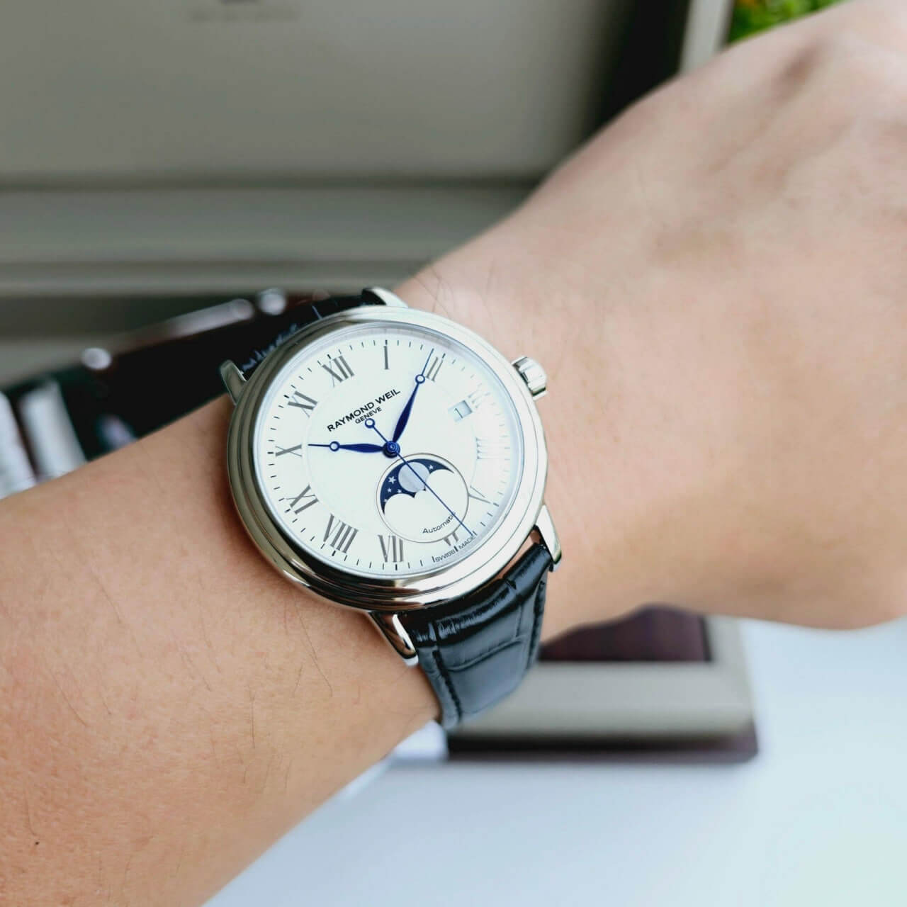 ĐỒNG HÒ NAM RAYMOND WEIL 2879-STC-00308 SIZE 39.5