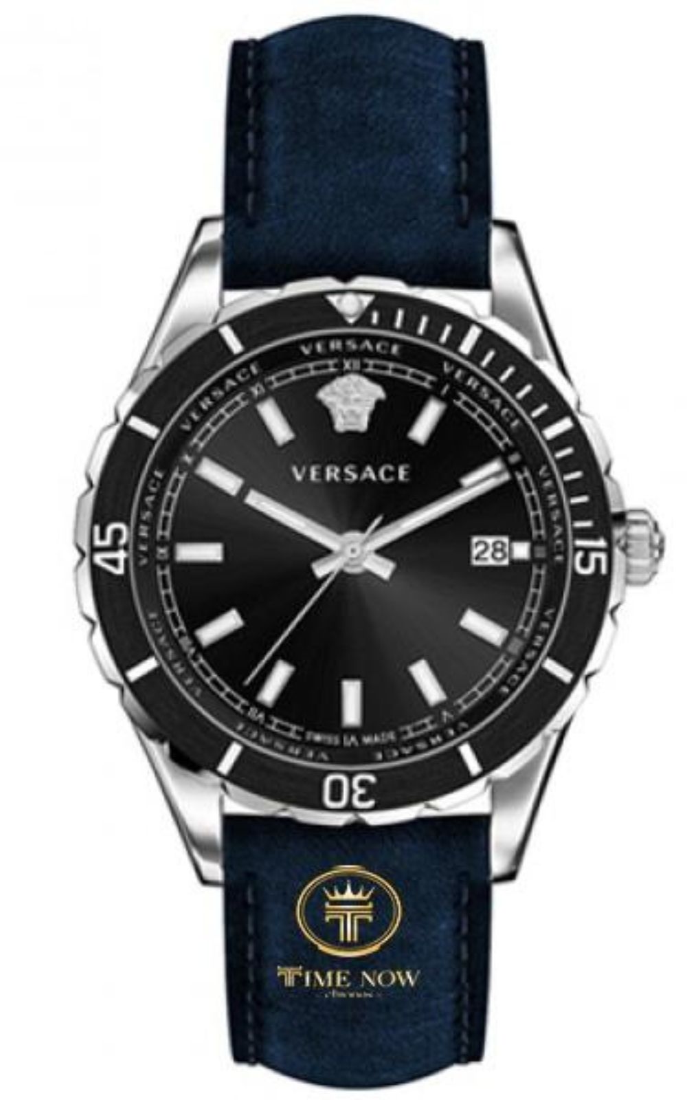 ĐỒNG HỒ NAM VERSACE VE3A00220 HELLENYIUM CASE SILVER DÂY DA