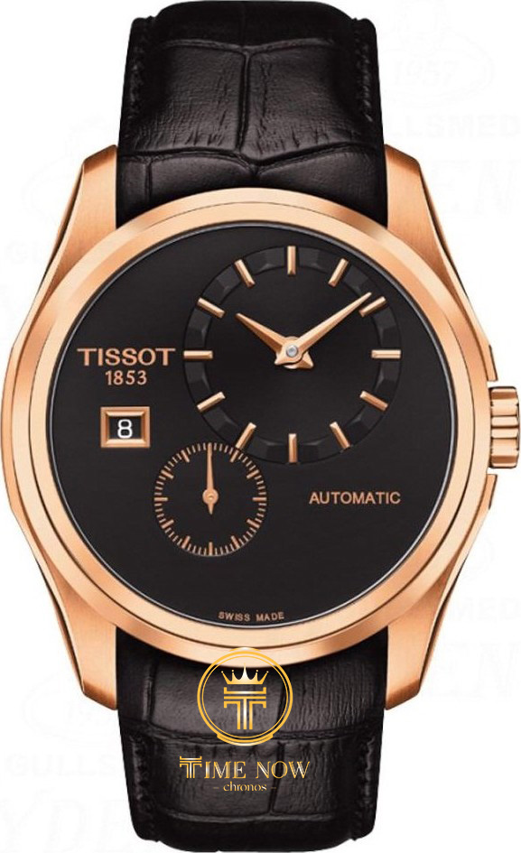 ĐỒNG HỒ TISSOT COUTURIER BLACK DIAL BLACK LEATHER T035.428.36.051.00 ( T0354283605100 )