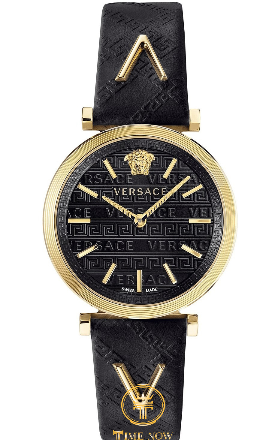 ĐỒNG HỒ NỮ VERSACE VELS00619 V-TWIST BLACK SWISS WATCH 36MM